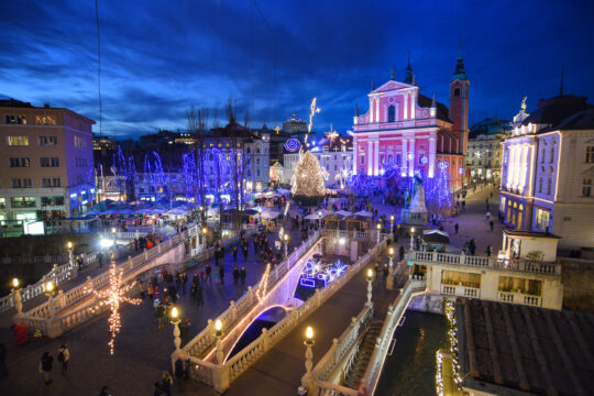 Praznična Ljubljana.