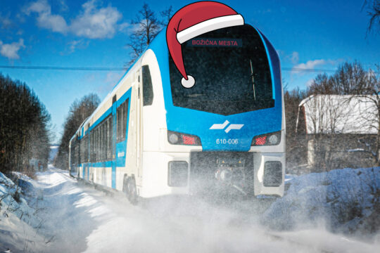 Stadler in božična kapa.