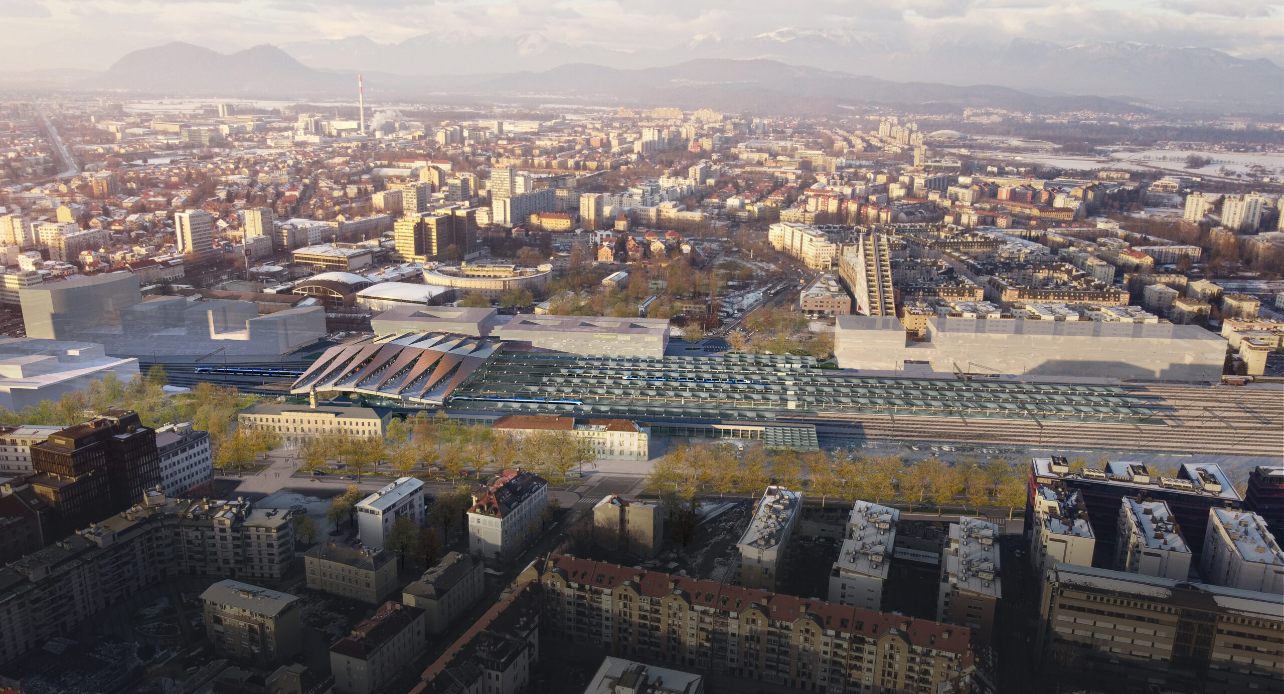 Nova železniška postaja v Ljubljani