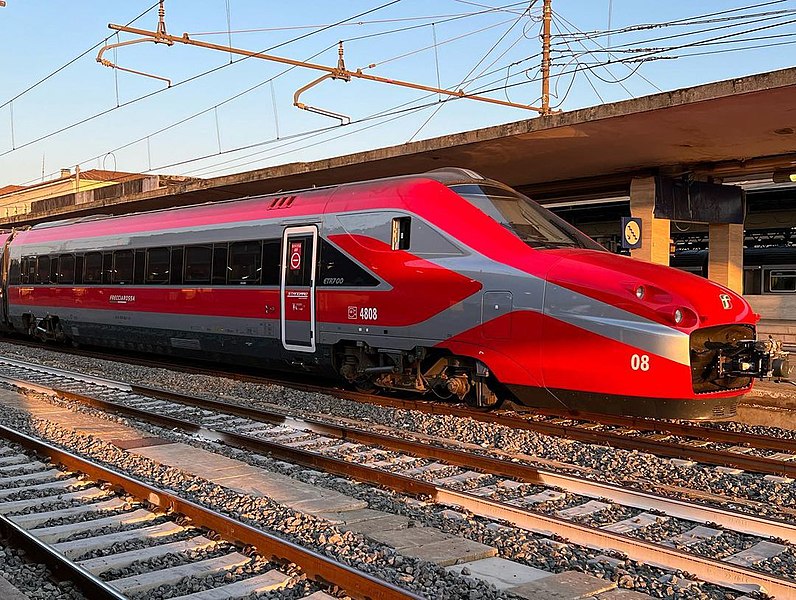 Vlak Frecciarossa.